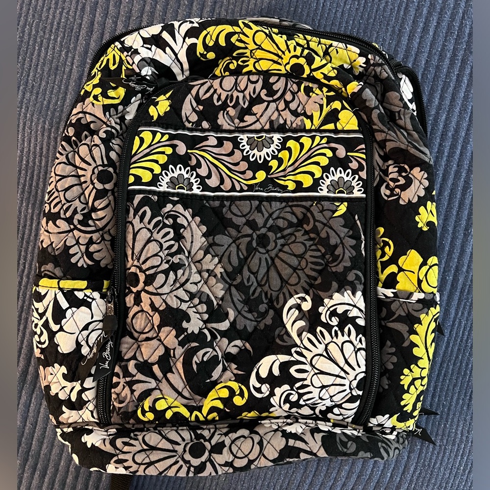Gently used, vintage Vera Bradley backpack with laptop sleeve (15” inch).